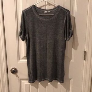Rolled sleeve tunic